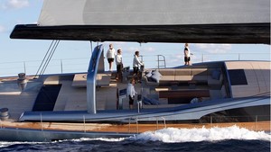 Superyacht Sarisa cockpit photo copyright Tom Nitsch taken at  and featuring the  class