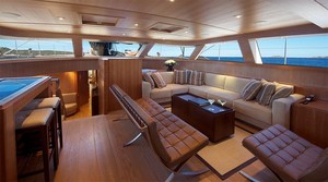 Superyacht Sarissa below decks photo copyright Tom Nitsch taken at  and featuring the  class