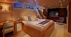 Superyacht Sarissa stateroom photo copyright Tom Nitsch taken at  and featuring the  class