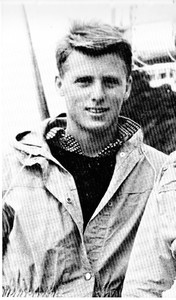 Tony Bouzaid after winning the prestigious Saunders Cup in 1963 photo copyright SW taken at  and featuring the  class