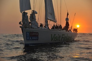 Visit Finland secure second place - Clipper Round the World Yacht Race 2011-12 photo copyright Bruce Sutherland/onEdition taken at  and featuring the  class