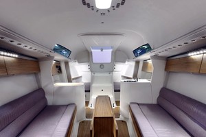 Mills Mat 1010 interior - Platinum Yachts Mills Mat 1010 photo copyright SW taken at  and featuring the  class
