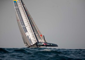 The America's Cup World Series regatta (AC World Series) is taking place in the port city of Cascais, Portugal known for great sailing conditions. This is the AC45 wing-sailed catamaran's  first-ever competition.
Photo Credit must read ©Bob Grieser/OUTSIDEIMAGES.COM or a 50 Euro fee is charged photo copyright Bob Grieser/Outside Images www.outsideimages.com taken at  and featuring the  class