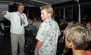 Tom Ehman talks with Junior Sailors about the future of the America&rsquo;s Cup photo copyright Rick Roberts  taken at  and featuring the  class