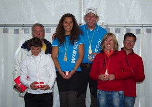 Prize giving - Tornado World Championships 2011 photo copyright Andrew Dowley taken at  and featuring the  class