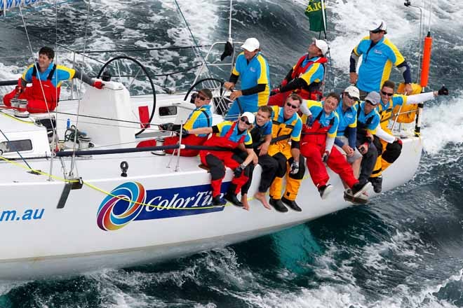 Warren and Kristy Buchan’s Colortile - Rolex Sydney Hobart Yacht Race 2011 © Howard Wright /IMAGE Professional Photography http://www.imagephoto.com.au