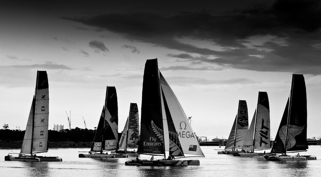 Extreme 40 Fleet - Extreme Sailing Series 2011 © Lloyd Images http://lloydimagesgallery.photoshelter.com/