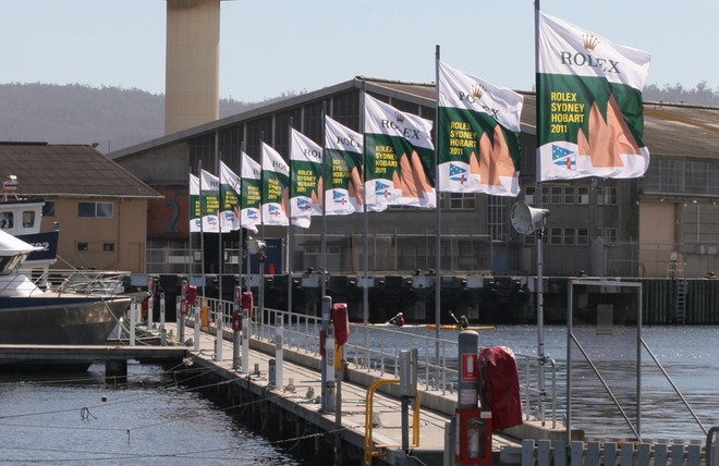 Awaiting the crowds - Rolex Sydney Hobart Yacht Race 2011 © Crosbie Lorimer http://www.crosbielorimer.com