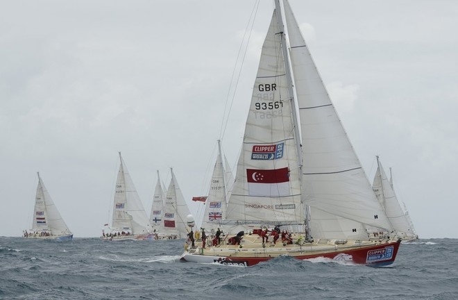 Singapore - Clipper 11-12 Round the World Yacht Race.<br />
<br />
The teams taking part in the Clipper 11-12 Round the World Yacht Race are preparing to spend Christmas Day at sea as the are from the Gold Coast to Singapore gets underway from Queensland, Australia. It is the seventh of the 15 stages of the world’s longest oce © Steve Holland/onEdition