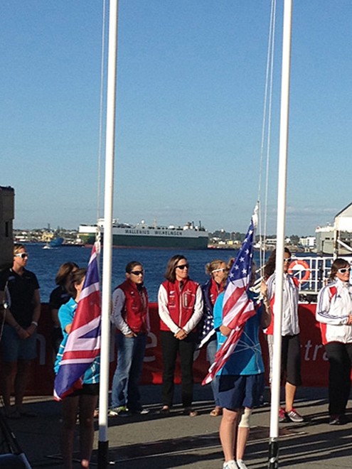 Team Maclaren at the ISAF Sailing World Championships 2011 © Dana Paxton 2011 http://home.ussailing.org/