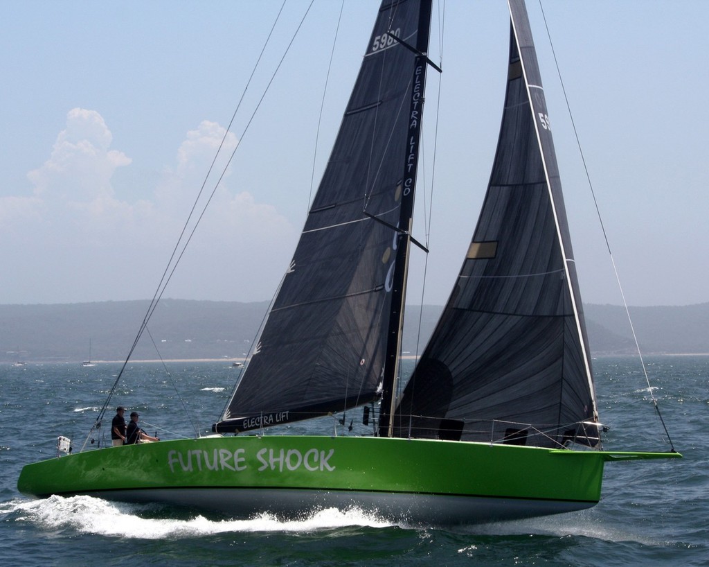 One of the line honours favourites Craig Ellis Elliot 57 'Future Shock' - Pittwater & Coffs Harbour Regatta 2012 photo copyright Howard Wright /IMAGE Professional Photography http://www.imagephoto.com.au taken at  and featuring the  class