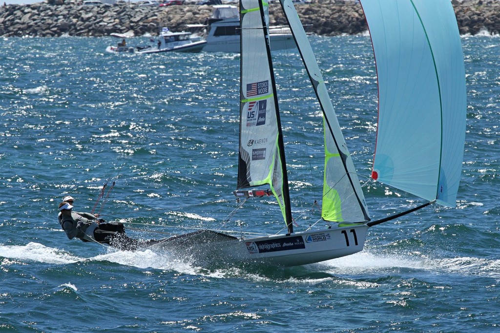 SA Erik Storck and Trevor Moore at the 2011 ISAF Sailing World Championship.  ©  Alex McKinnon Photography http://www.alexmckinnonphotography.com