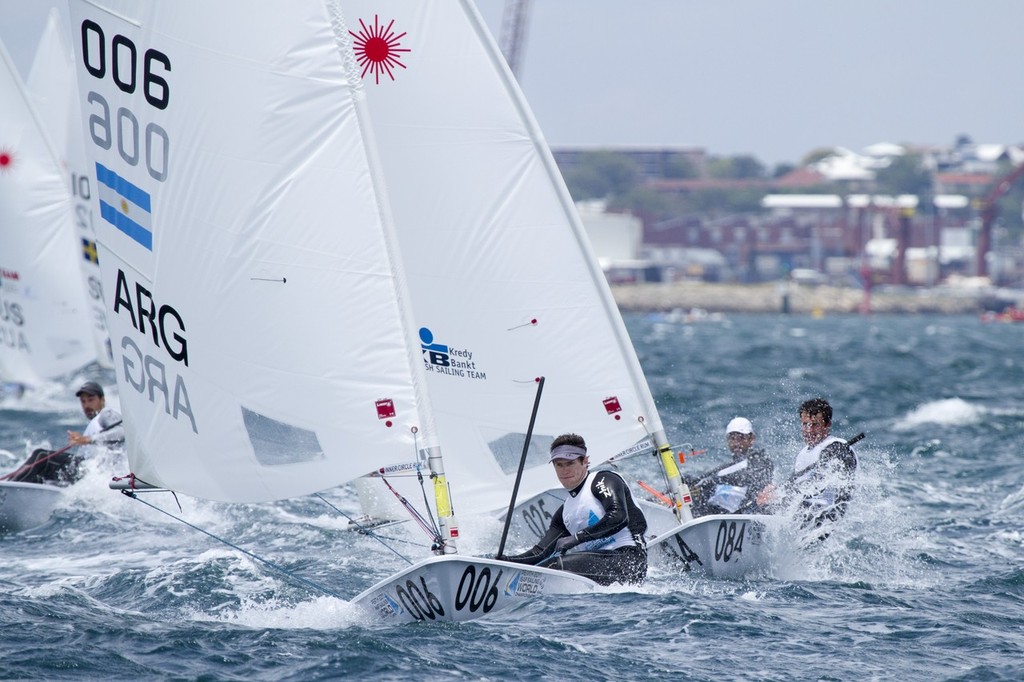Laser Men’s. ARG’s Julio Alsogaray - Perth 2011 ISAF Sailing World Championships ©  Alex McKinnon Photography http://www.alexmckinnonphotography.com