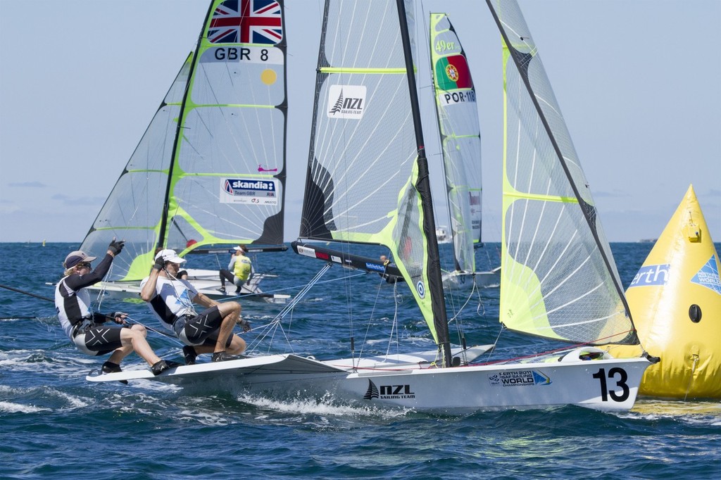 ISAF Sailing World Championship. NZL. Peter Burling and Blair Tuke<br />
 © Alex Ocean Images