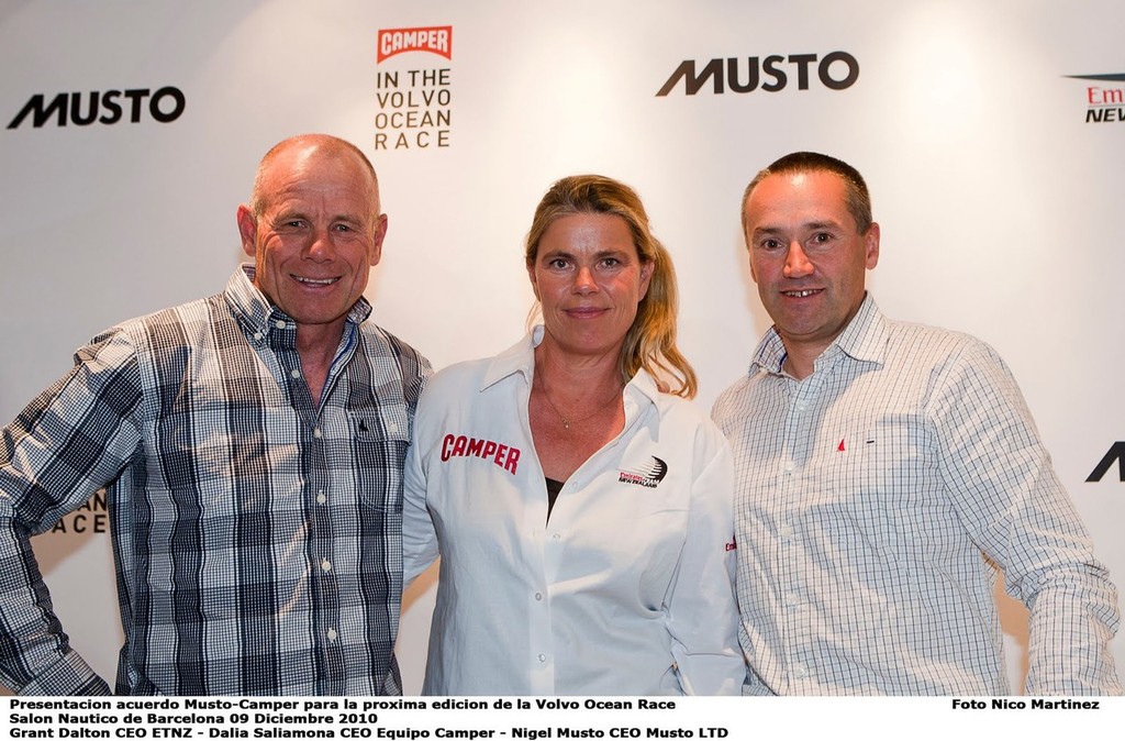 Dalia Saliamonas with Grant Dalton and Nigel Musto photo copyright Camper taken at  and featuring the  class