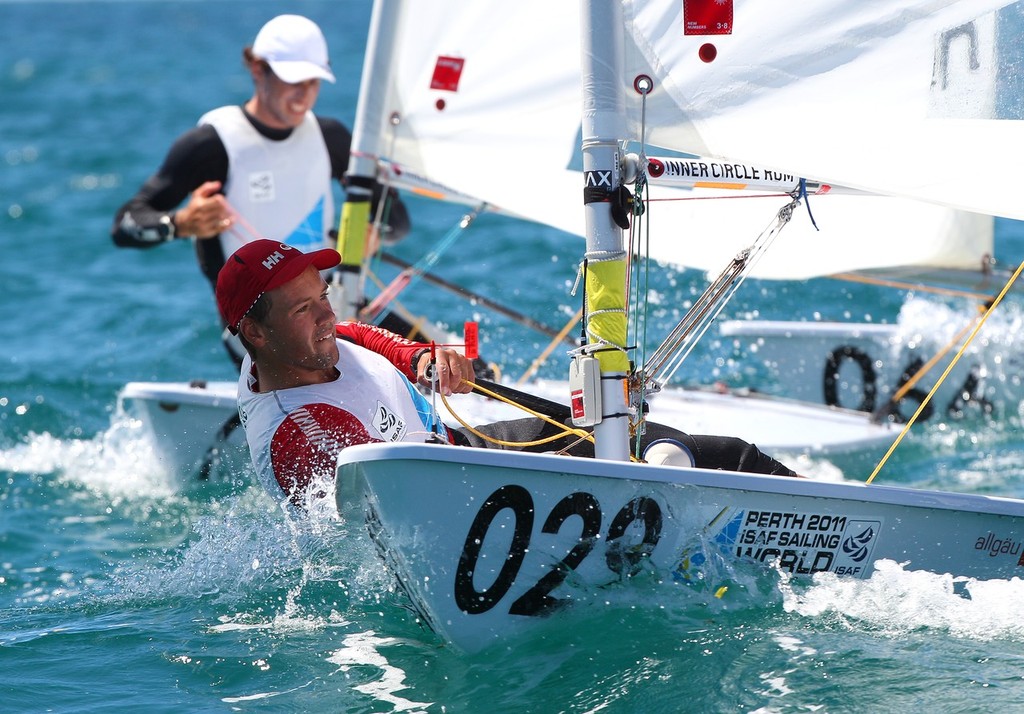 Philipp Buhl of Germany - Laser - Men’s One Person Dinghy Gold Fleet Race - ISAF Sailing World Championships Perth 2011 © Paul Kane /Perth 2011 http://www.perth2011.com