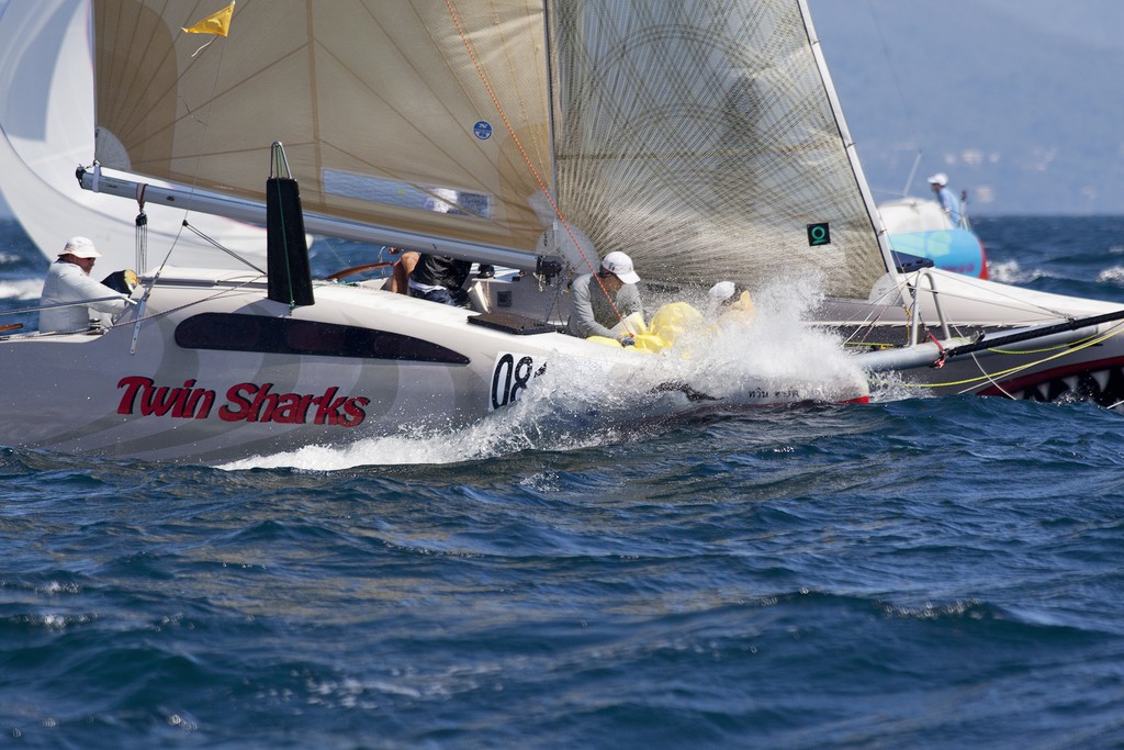 Phuket King’s Cup Regatta 2011 -  Twin Sharks<br />
  © Guy Nowell http://www.guynowell.com