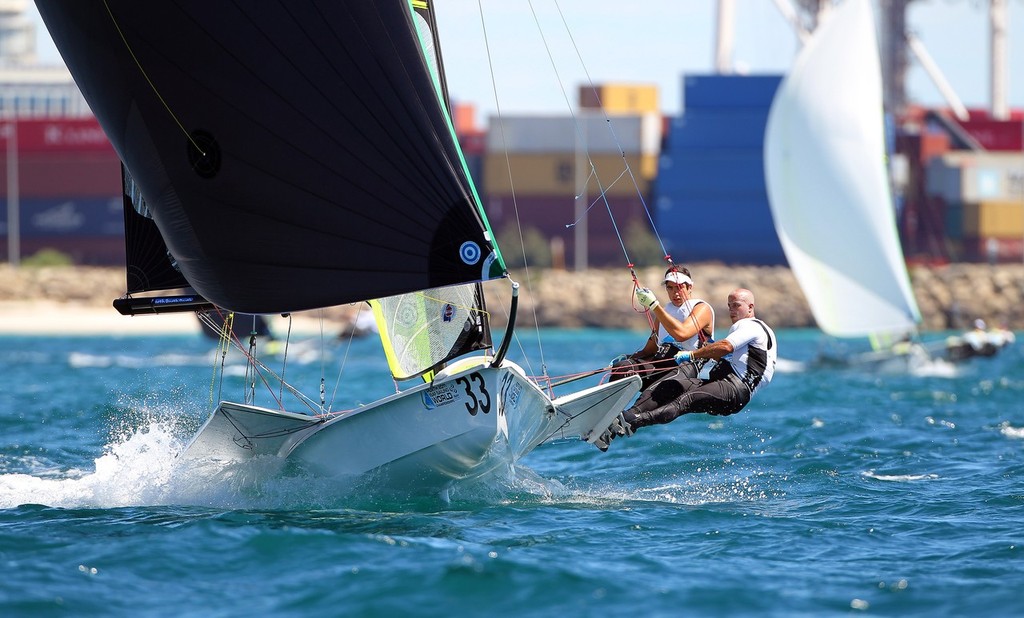 Bernado Freitas, Francisco Andrade, 49er - Perth 2011 ISAF Sailing World Championships ©  Richard Langdon /Perth 2011 http://www.perth2011.com