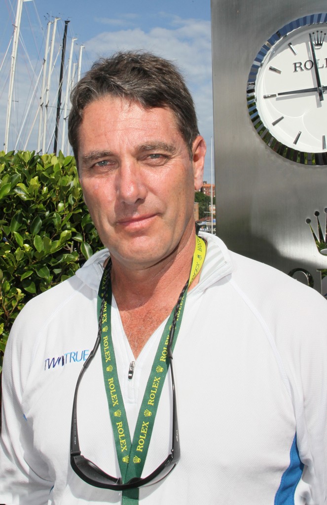 Andrew Saies, skipper of Two True - Rolex Sydney Hobart 2011 © Crosbie Lorimer http://www.crosbielorimer.com