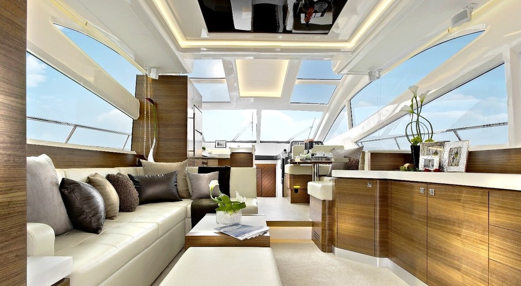 Salon-look forward01 photo copyright Horizon Yachts www.horizonyacht.com taken at  and featuring the  class