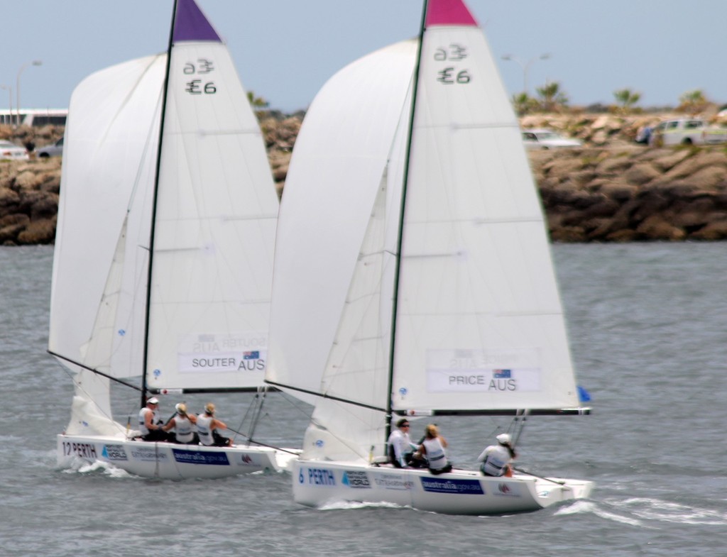 Souter leads Price at ISAF WMR Worlds photo copyright Sail-World.com /AUS http://www.sail-world.com taken at  and featuring the  class