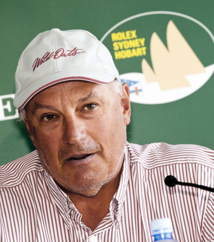 Wild Oats XI tactician Iain Murray at the race briefing press conference - Rolex Sydney Hobart Yacht Race 2011 photo copyright  Rolex/Daniel Forster http://www.regattanews.com taken at  and featuring the  class