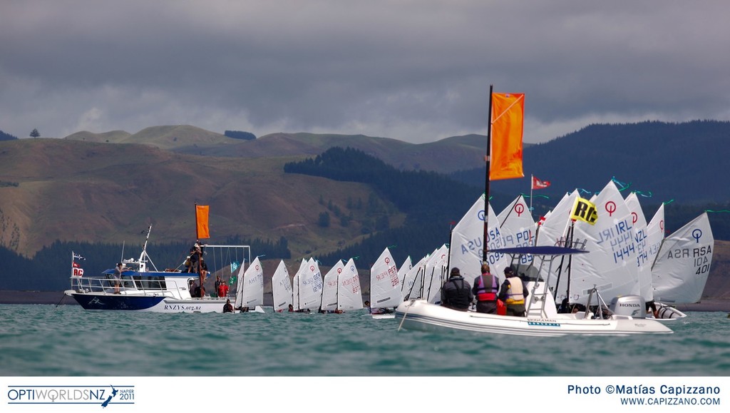 optiWorlds12 capizzano 0043 - 2011 Optimist Worlds Napier, Day 2 photo copyright Matías Capizzano/Optiworlds http://www.capizzano.com/ taken at  and featuring the  class