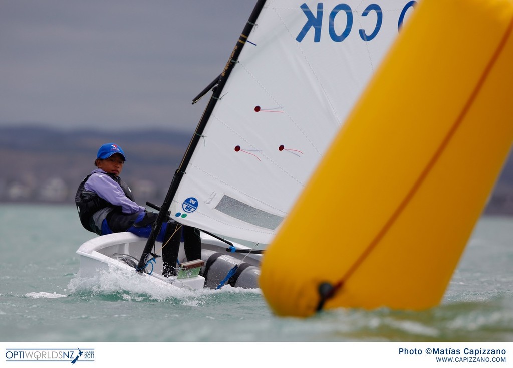 optiWorlds12 capizzano 1207 - 2011 Optimist Worlds Napier, Day 2 photo copyright Matías Capizzano/Optiworlds http://www.capizzano.com/ taken at  and featuring the  class