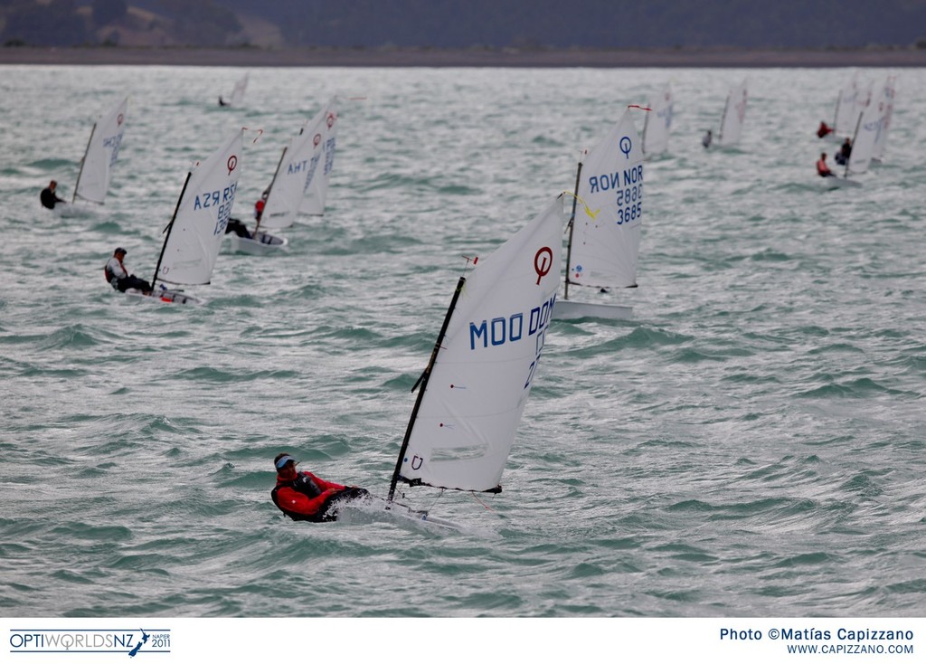 optiWorlds12 capizzano 1949 - 2011 Optimist Worlds Napier, Day 2 photo copyright Matías Capizzano/Optiworlds http://www.capizzano.com/ taken at  and featuring the  class