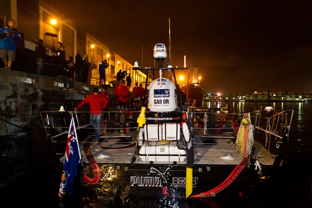 PUMA Ocean Racing’s Mar Mostro in Cape Town.  © Ian Roman/Volvo Ocean Race http://www.volvooceanrace.com