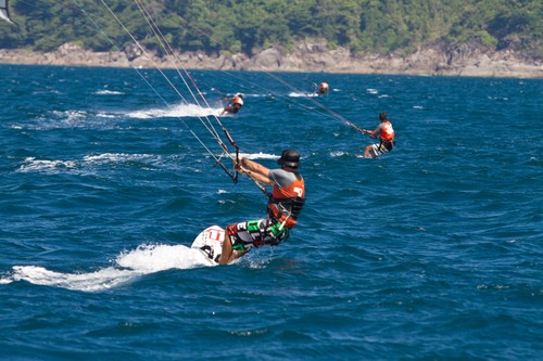 Day One of the inaugural Kiteboard Class. 2011 Phuket King’s Cup Regatta.  © Guy Nowell