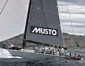 Calm took the overall race lead early this morning - Rolex Sydney Hobart 2011 photo copyright  Rolex/ Kurt Arrigo http://www.regattanews.com taken at  and featuring the  class