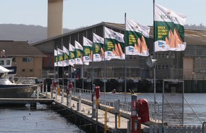 Awaiting the crowds - Rolex Sydney Hobart Yacht Race 2011 photo copyright Crosbie Lorimer http://www.crosbielorimer.com taken at  and featuring the  class