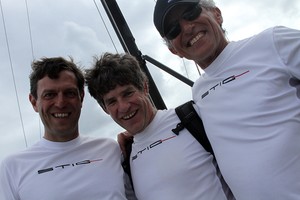 2011 Audi Melges 20 Gold Cup Champions, STIG - (from left to right) Alessandro Rombelli, Jonathan McKee, Giorgio Tortarolo photo copyright 2011 JOY | International Audi Melges 20 Class Association http://www.melges20.com taken at  and featuring the  class