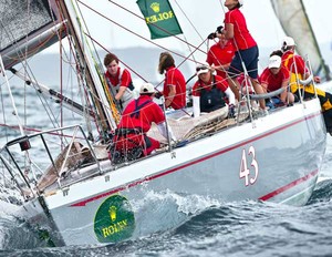 Roger Hickman's Wild Rose has had a fantastic race - Rolex Sydney Hobart 2011 photo copyright  Rolex/ Kurt Arrigo http://www.regattanews.com taken at  and featuring the  class
