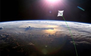 Solar sail in action - artist's impression photo copyright  SW taken at  and featuring the  class