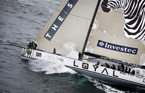 Super Maxi Investec Loyal - Rolex Sydney Hobart 2011 photo copyright  Rolex/Daniel Forster http://www.regattanews.com taken at  and featuring the  class