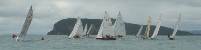 Close fleet racing and a strong weekend circuit add up to a seriously fun class - the Elliott 5.9 - 2012 Elliott 5.9 Nationals © Rob Gill