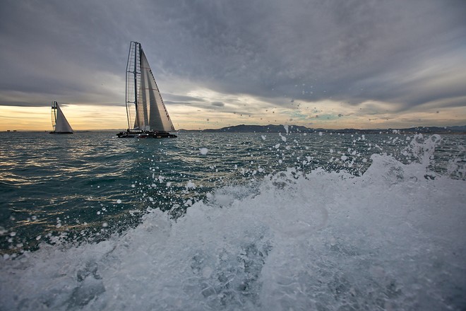 Artemis Racing AC45 Training in Valencia, Spain © Sander van der Borch / Artemis Racing http://www.sandervanderborch.com