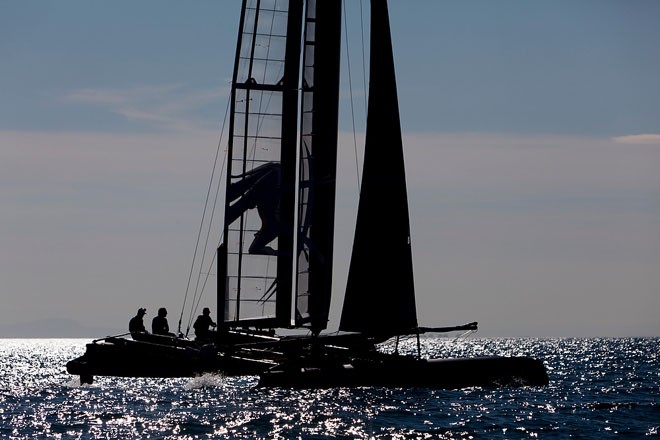 Artemis Racing AC45 Training in Valencia, Spain © Sander van der Borch / Artemis Racing http://www.sandervanderborch.com