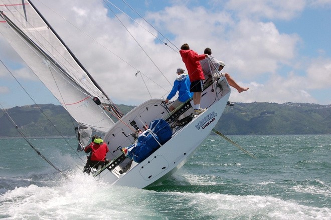 BT Boats Class40 Kiwi40FC ’Bodacious Dream’ sea trials in Wellington, NZ © Oliver Dewar /Global Ocean Race http://www.globaloceanrace.com