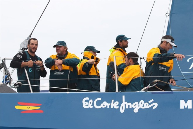 Leg 3 finish Volvo Ocean Race, Sanya, China © Ian Roman/Volvo Ocean Race http://www.volvooceanrace.com