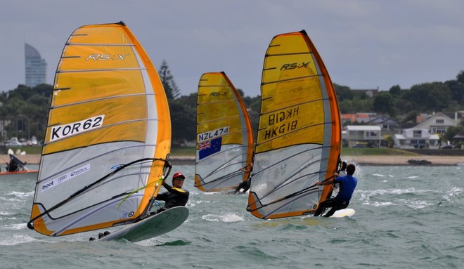 RS:X - On water action from Day 2 of Sail Auckland &copy; Suellen Hurling