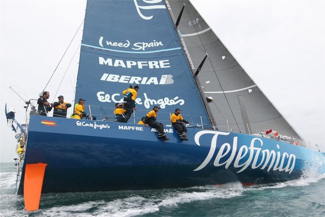 Leg 3 finish Volvo Ocean Race, Sanya, China © Ian Roman/Volvo Ocean Race http://www.volvooceanrace.com