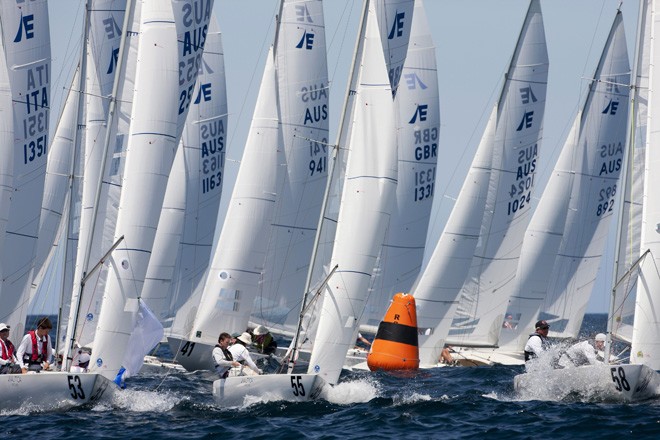 Etchells Worlds 2012 fleet ©  Andrea Francolini Photography http://www.afrancolini.com/