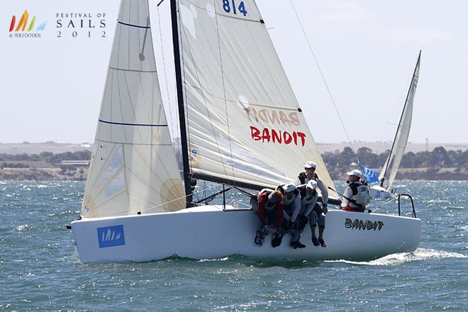 Festival Of Sails 2012, Parks Victoria Melges 24 National Championships, Royal Geelong Yacht Club, Geelong (AUS), 26/01/2012. © Teri Dodds/ Festival of Sails http://www.festivalofsails.com.au/