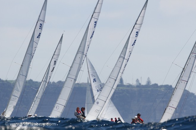 Racing from Day 1 - Etchells Worlds 2012 © Ingrid Abery http://www.ingridabery.com