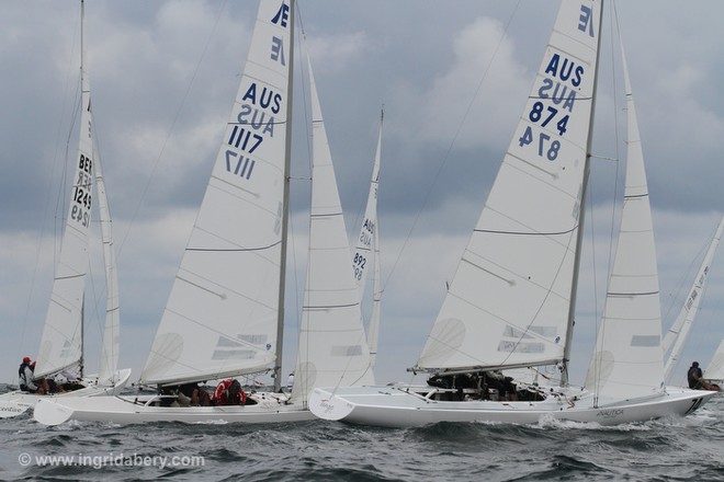 Racing from Day 1 - Etchells Worlds 2012 © Ingrid Abery http://www.ingridabery.com