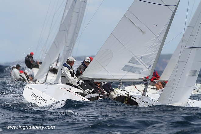 Etchells World Championship Sydney Australia 2012. Michael Manford racing The Croc. &copy; Ingrid Abery http://www.ingridabery.com