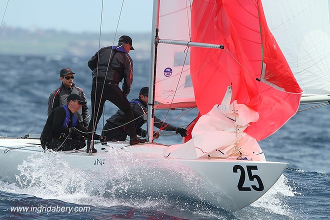 Etchells World Championship Sydney Australia 2012. Tom King’s Iron Lotus. © Ingrid Abery http://www.ingridabery.com